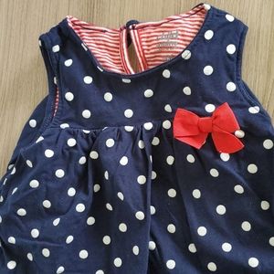 Polka-dot onesie 24m